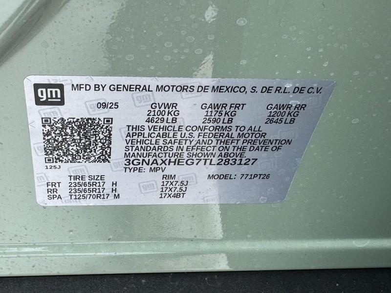 new 2026 Chevrolet Equinox car, priced at $25,345