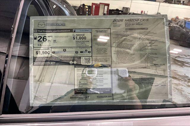 new 2026 Mazda CX-5 car, priced at $33,647