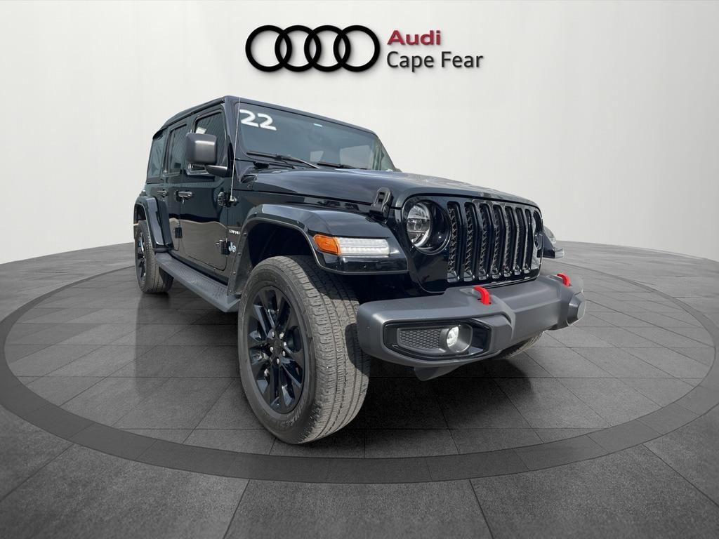used 2022 Jeep Wrangler Unlimited 4xe car, priced at $28,717