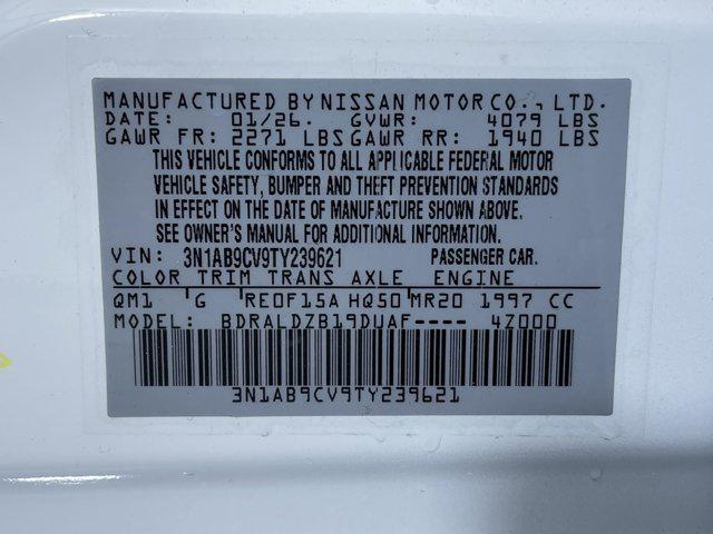 new 2026 Nissan Sentra car, priced at $25,078