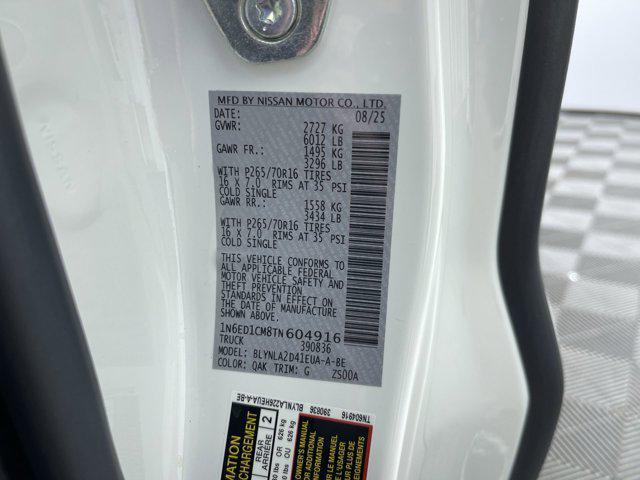 new 2026 Nissan Frontier car, priced at $36,891