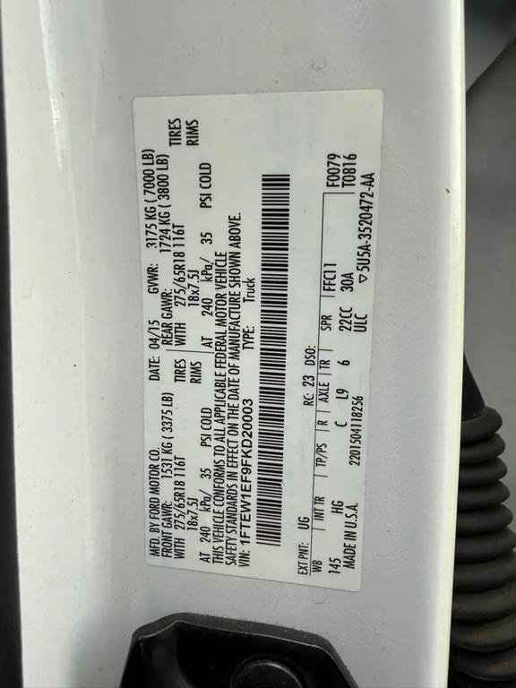 used 2015 Ford F-150 car, priced at $19,900