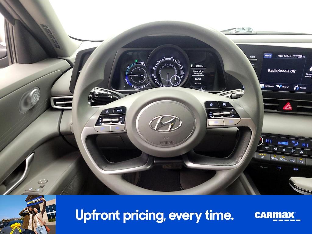 used 2022 Hyundai ELANTRA HEV car, priced at $17,998