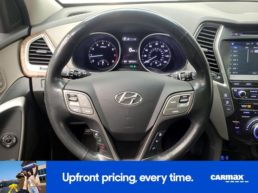 used 2017 Hyundai Santa Fe car, priced at $14,998
