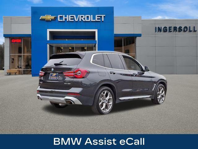 used 2023 BMW X3 car, priced at $28,756