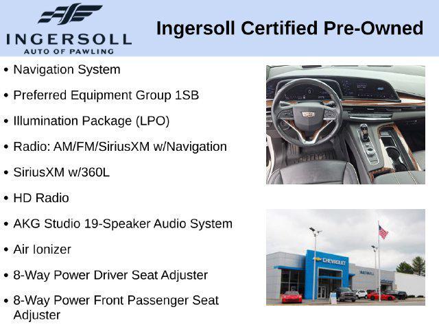 used 2021 Cadillac Escalade car, priced at $56,000