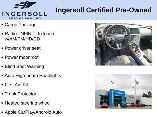 used 2021 INFINITI Q60 car, priced at $29,000