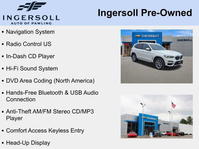 used 2018 BMW X3 car, priced at $17,500