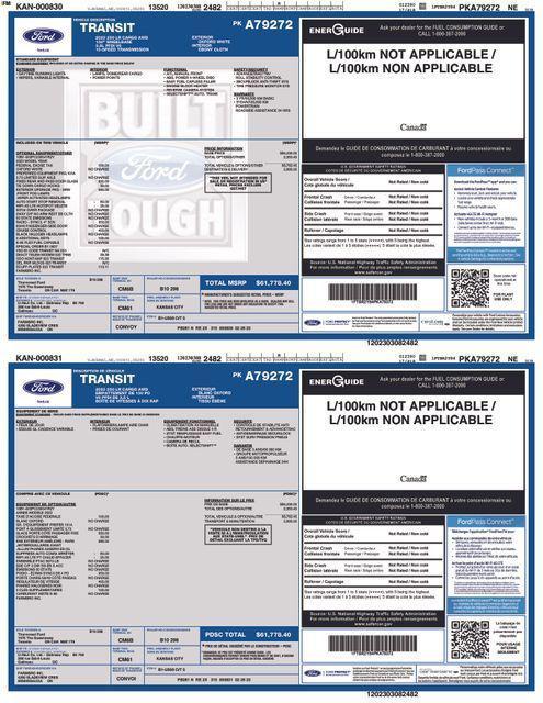used 2023 Ford Transit-250 car, priced at $39,675