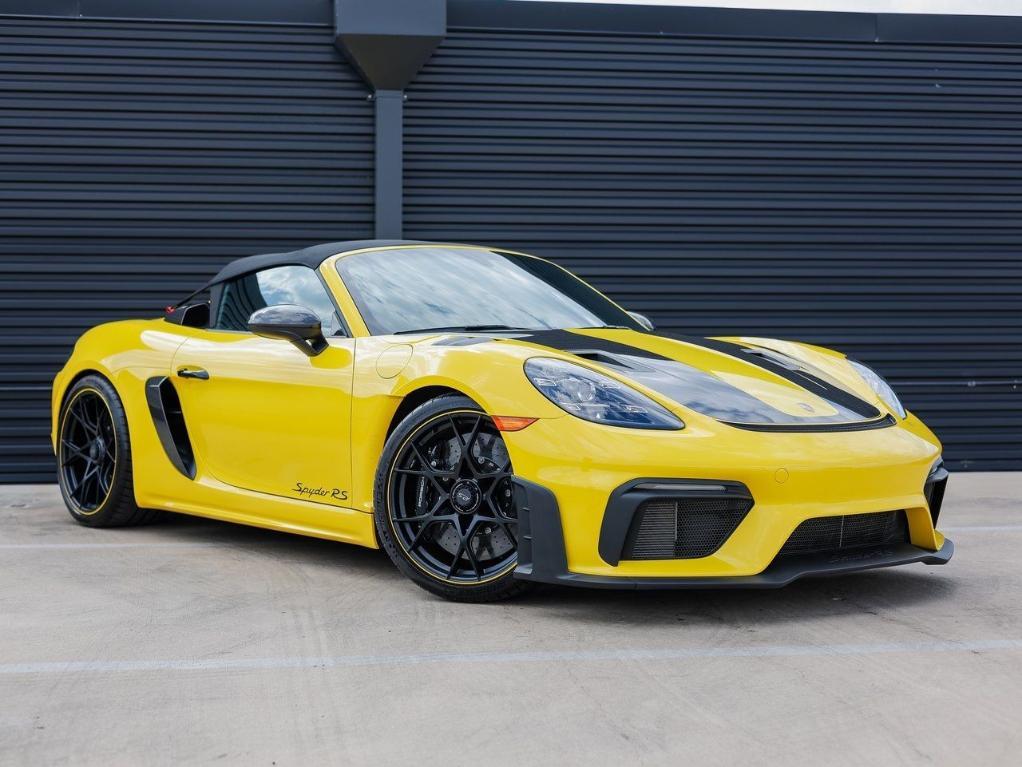 used 2024 Porsche 718 Spyder car, priced at $219,900