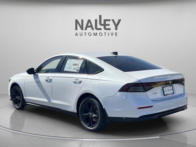 new 2025 Honda Accord car, priced at $30,750