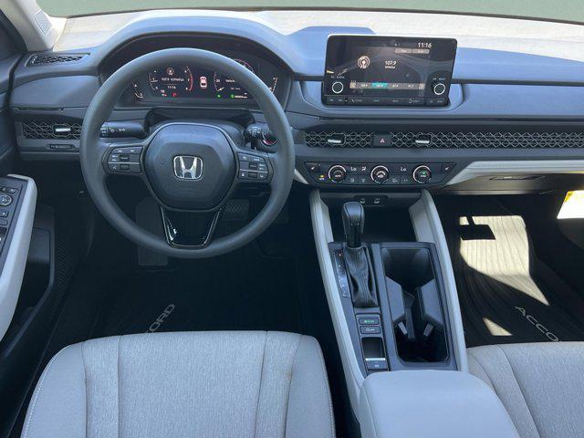 new 2025 Honda Accord car, priced at $30,750