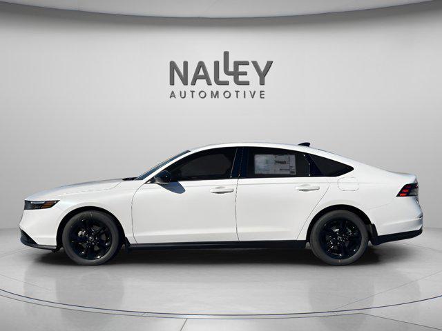 new 2025 Honda Accord car, priced at $30,750