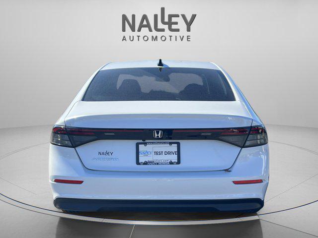 new 2025 Honda Accord car, priced at $30,750