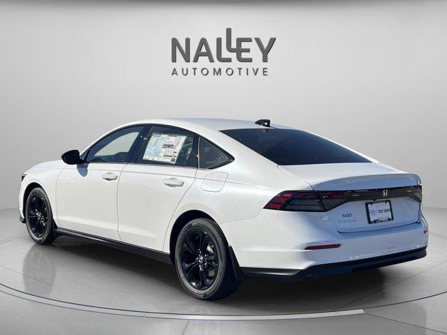 new 2025 Honda Accord car, priced at $30,750