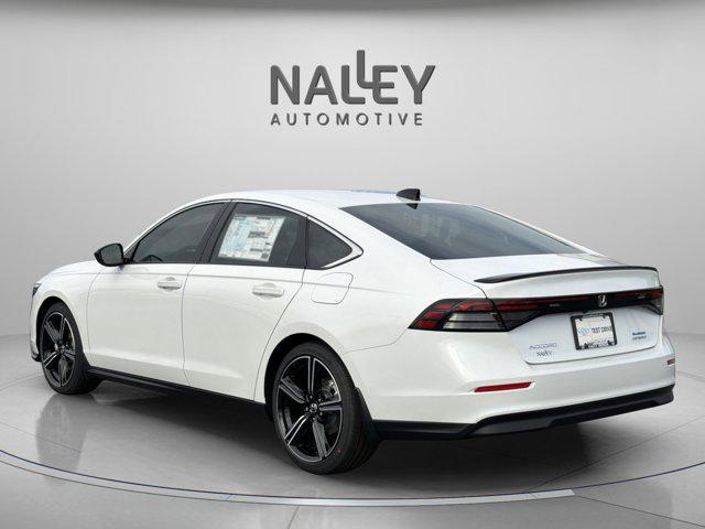 new 2025 Honda Accord Hybrid car, priced at $33,700