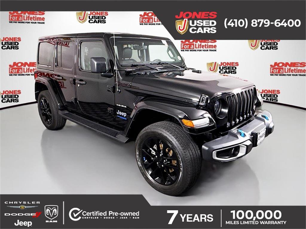 used 2022 Jeep Wrangler Unlimited 4xe car, priced at $29,996