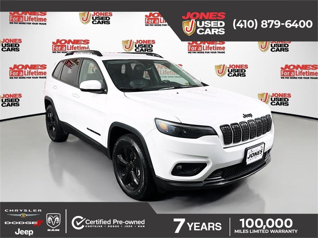 used 2021 Jeep Cherokee car, priced at $21,996