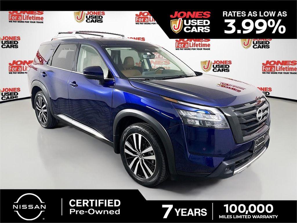 used 2025 Nissan Pathfinder car, priced at $44,798