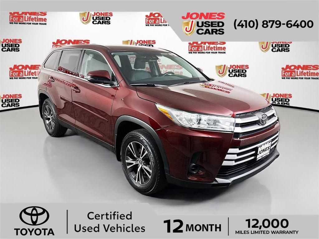 used 2019 Toyota Highlander car, priced at $28,996