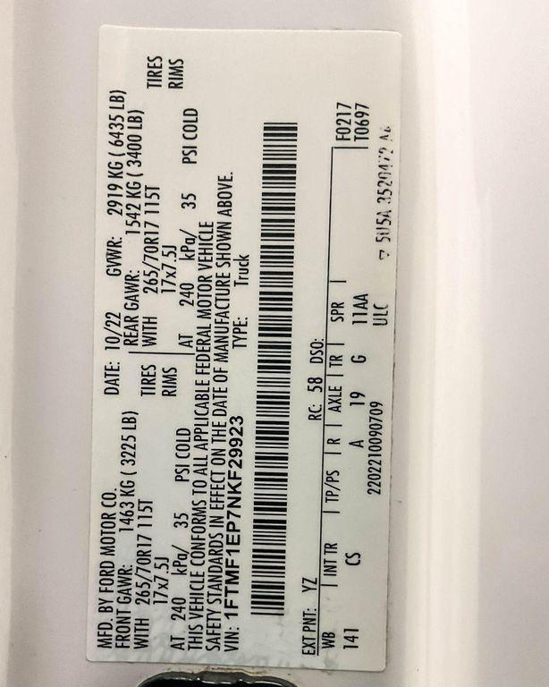 used 2022 Ford F-150 car, priced at $26,132