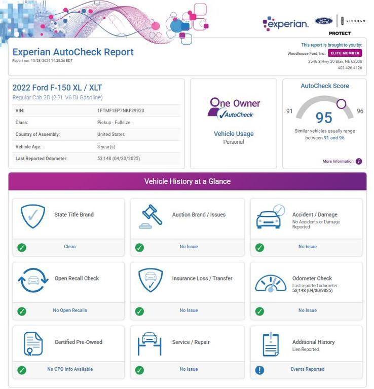 used 2022 Ford F-150 car, priced at $26,132