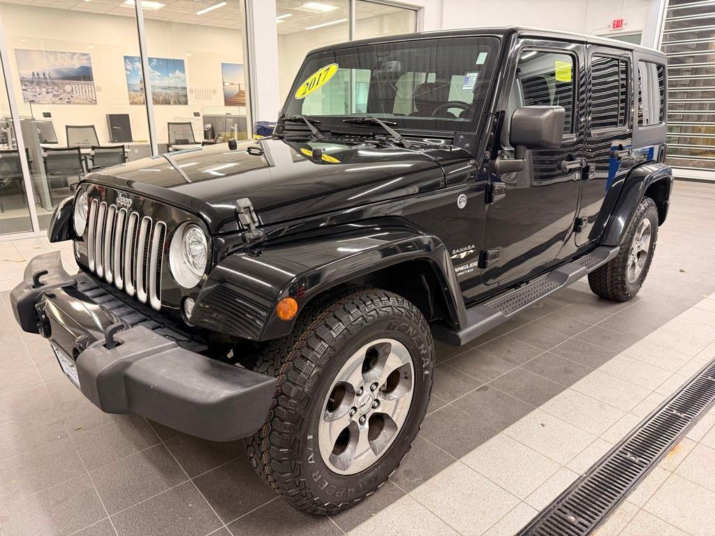used 2017 Jeep Wrangler Unlimited car, priced at $20,623