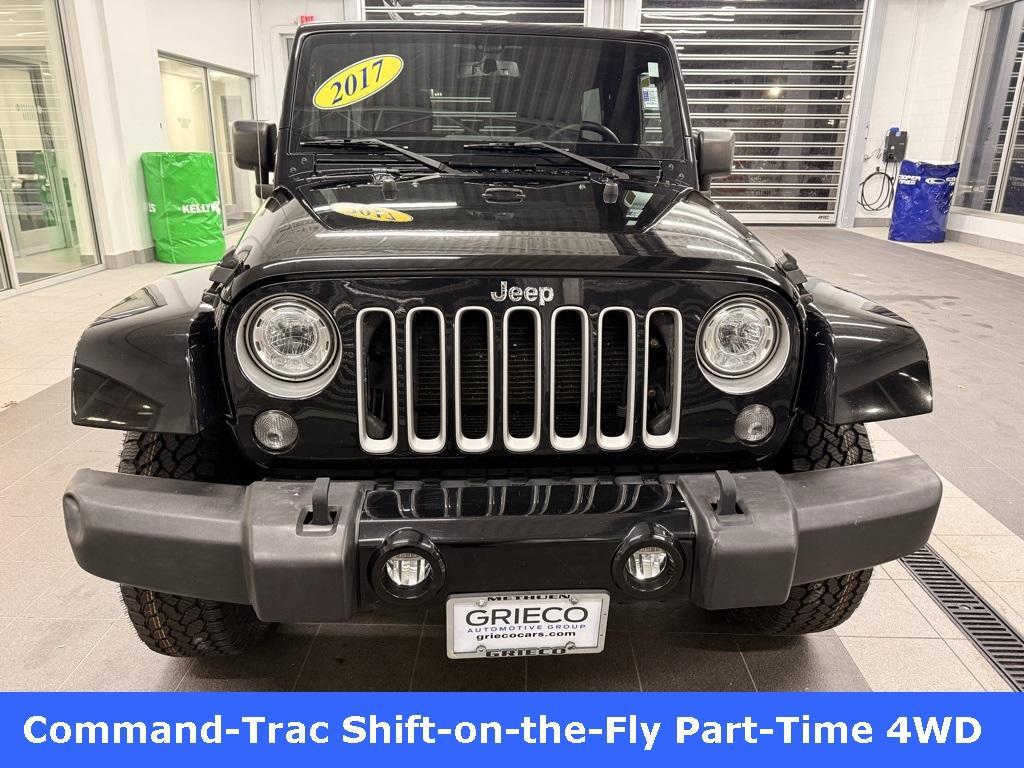 used 2017 Jeep Wrangler Unlimited car, priced at $20,623