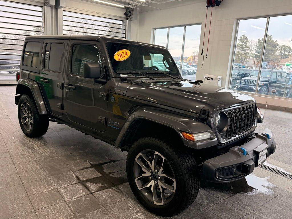 used 2024 Jeep Wrangler 4xe car, priced at $25,911