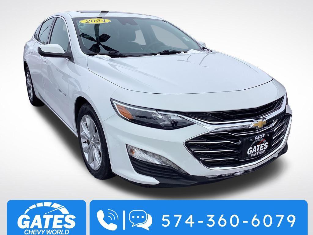 used 2024 Chevrolet Malibu car, priced at $22,544