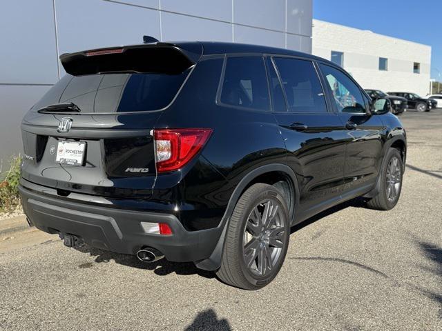 2021 Crystal Black Pearl Honda Passport
