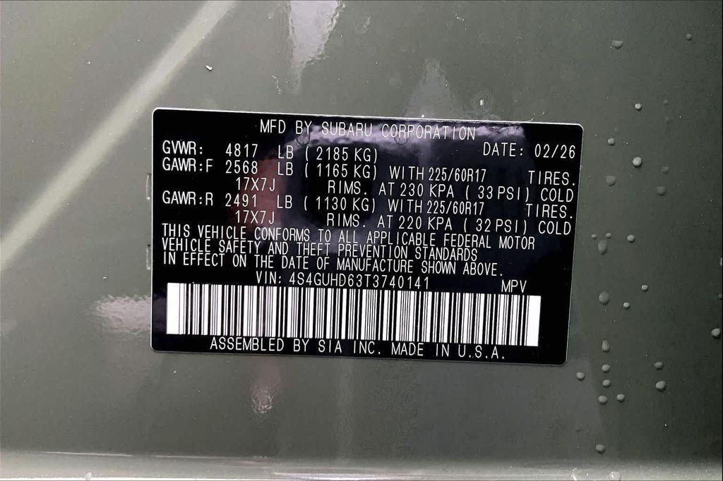 new 2026 Subaru Crosstrek car, priced at $29,422