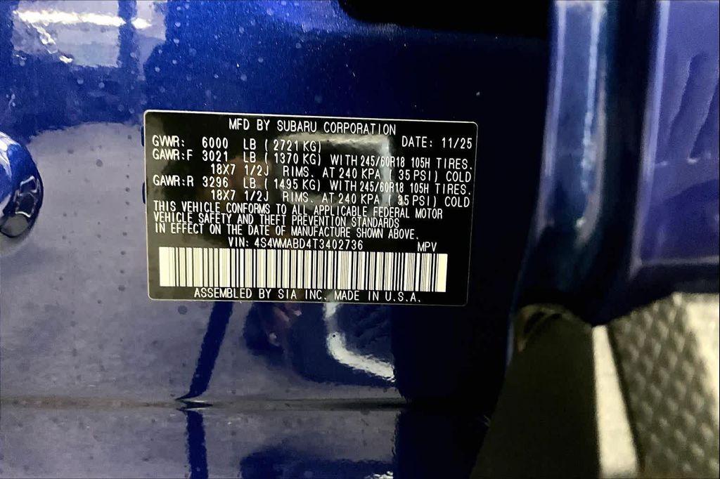 new 2026 Subaru Ascent car, priced at $40,145