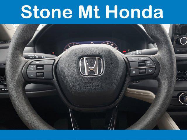 new 2025 Honda Accord car, priced at $28,733