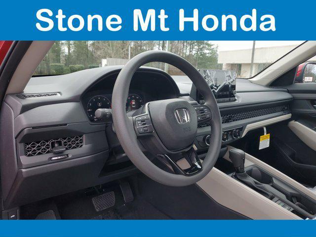 new 2025 Honda Accord car, priced at $28,733