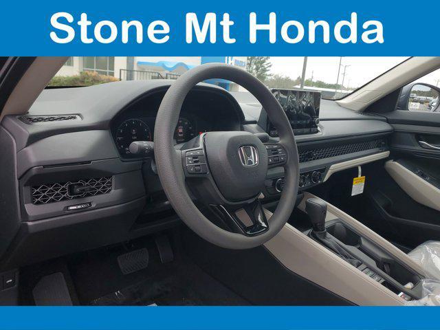 new 2025 Honda Accord car, priced at $28,302