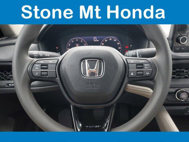 new 2025 Honda Accord car, priced at $28,302