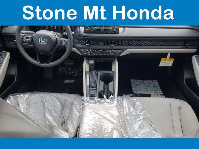 new 2025 Honda Accord car, priced at $30,319