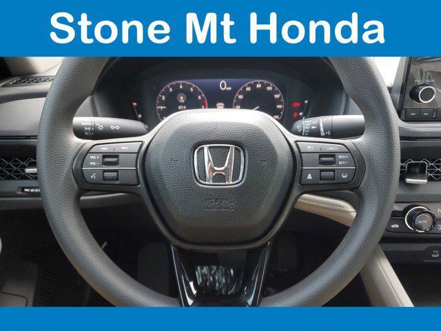 new 2025 Honda Accord car, priced at $30,319