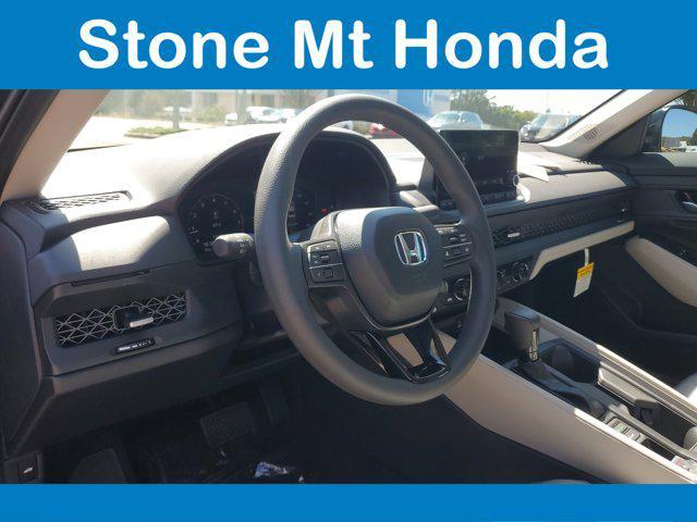 new 2025 Honda Accord car, priced at $30,319