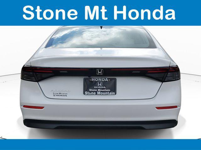 new 2025 Honda Accord car, priced at $30,705
