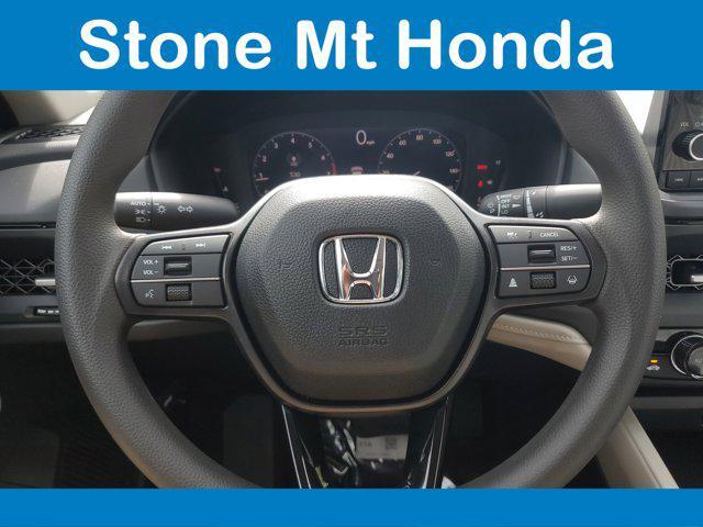 new 2025 Honda Accord car, priced at $30,705