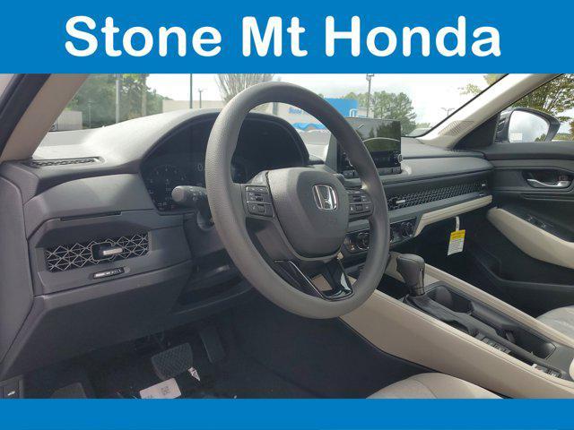 new 2025 Honda Accord car, priced at $30,705