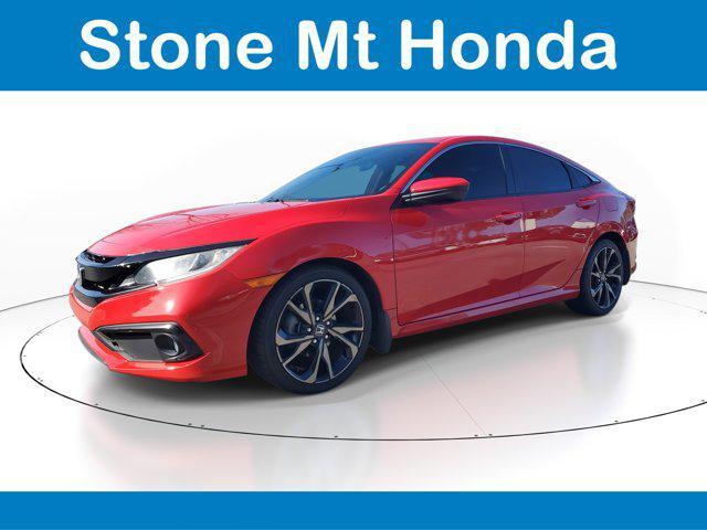 used 2020 Honda Civic car, priced at $17,180