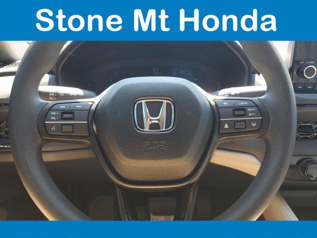 new 2025 Honda Accord car, priced at $28,257