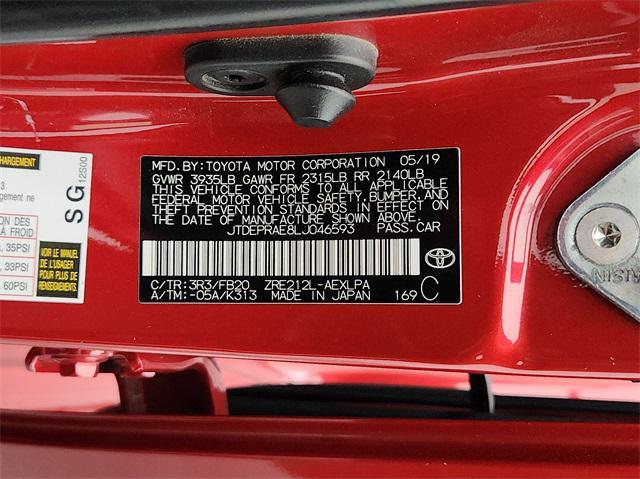 2020 Barcelona Red Metallic Toyota Corolla