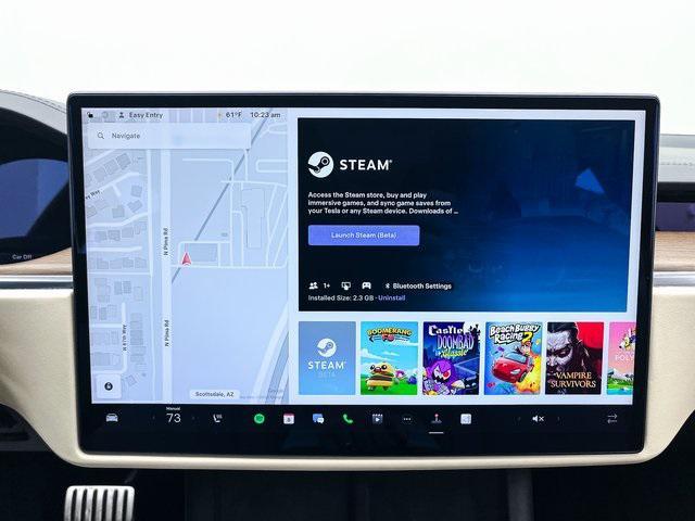 used 2021 Tesla Model S car, priced at $50,990