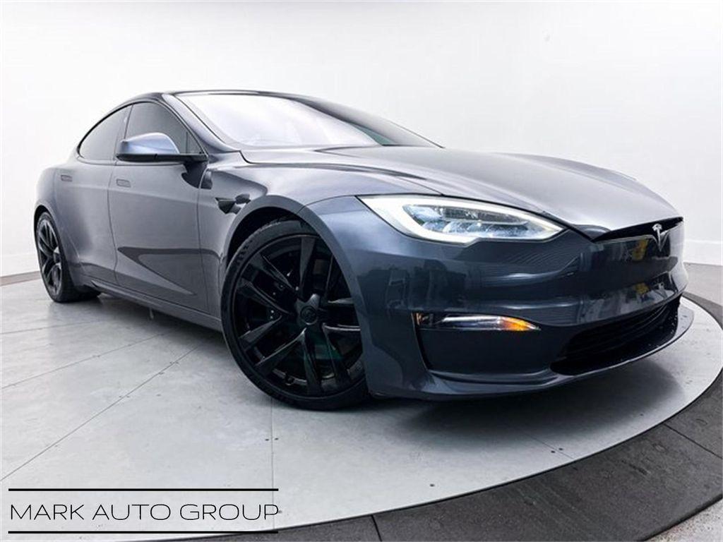 used 2021 Tesla Model S car, priced at $50,990