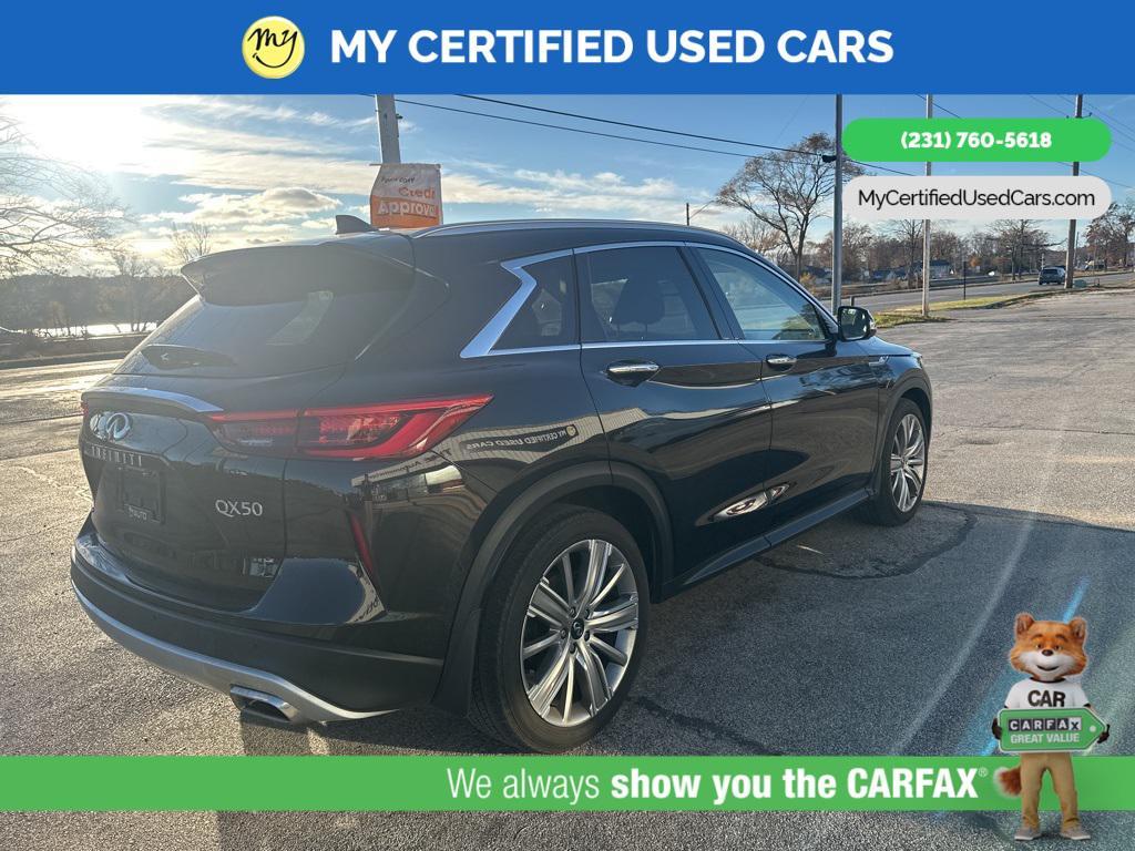 used 2022 INFINITI QX50 car, priced at $29,791