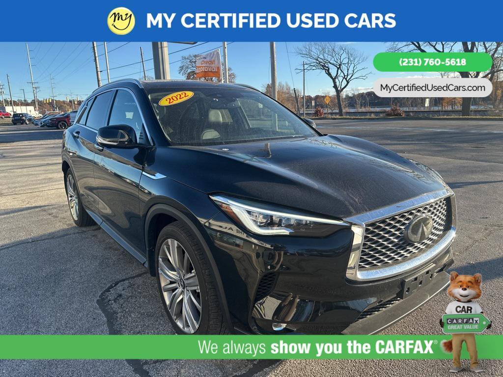 used 2022 INFINITI QX50 car, priced at $29,791